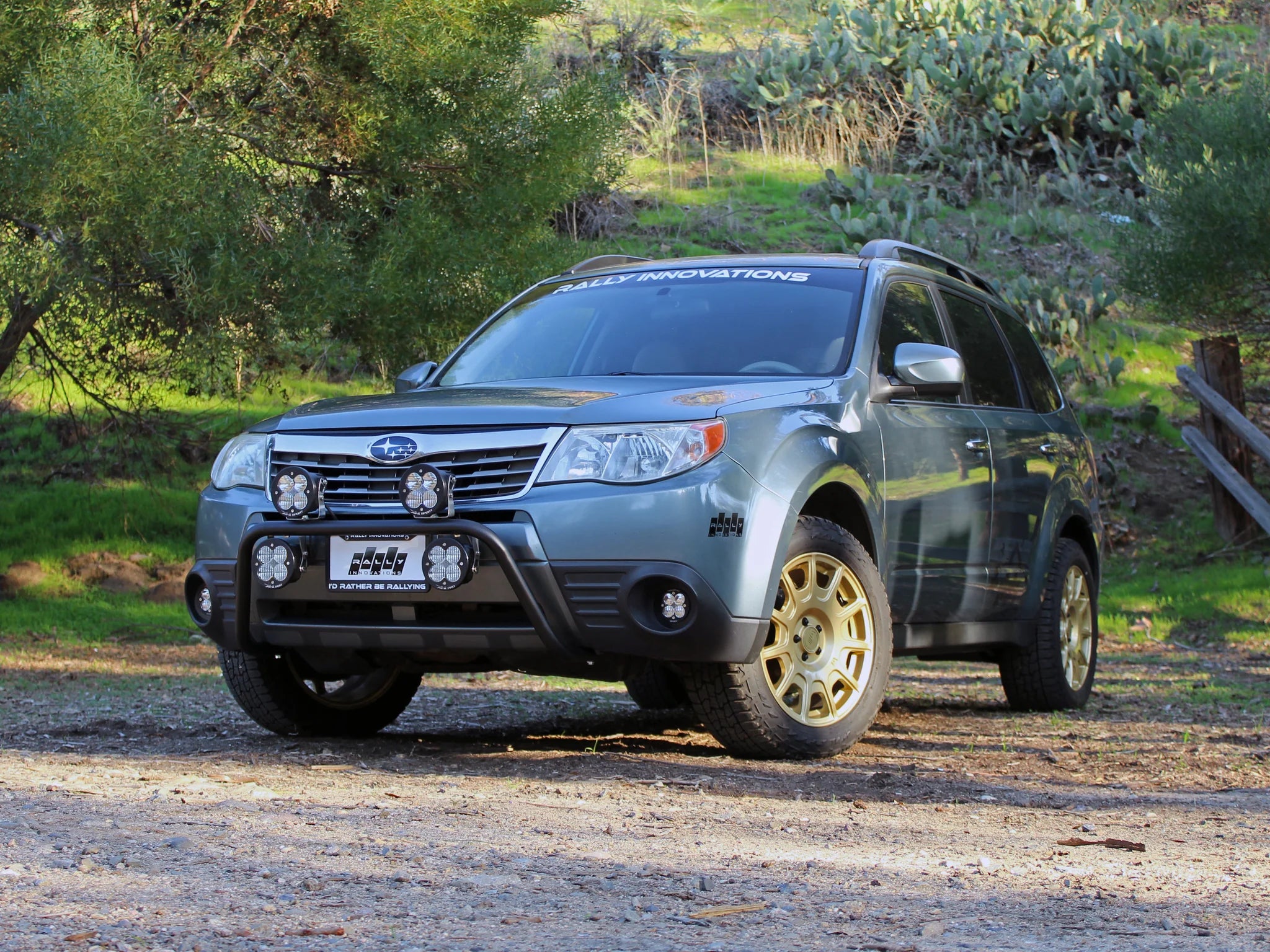 Subaru forester discount rally light bar