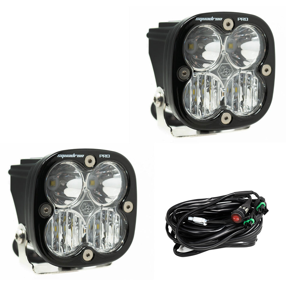 Baja Designs - Squadron Pro - PAIR LED Auxiliary Lights - 41w / 4,095 Lumens