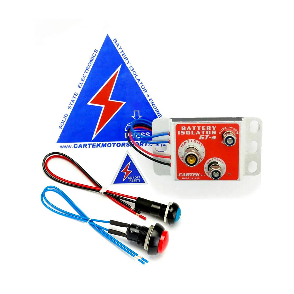 Cartek Motorsport Electronics - Battery Isolator GT & Electronic Kill Switch