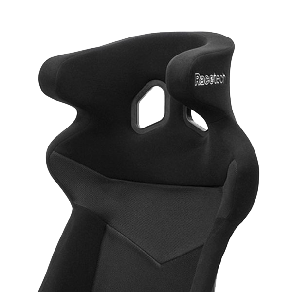 Racetech racing seat with head and neck restraint