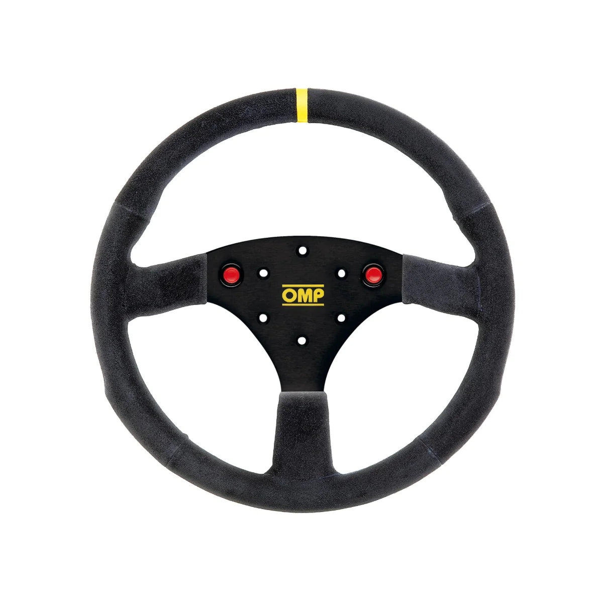OMP - Flat Steering Wheel - 320mm Aluminum S Suede Steering Wheel
