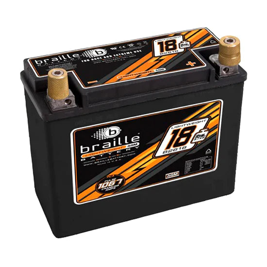 Braille Battery - Advanced AGM Technology 18 lb B2618 on Bleeding Tarmac