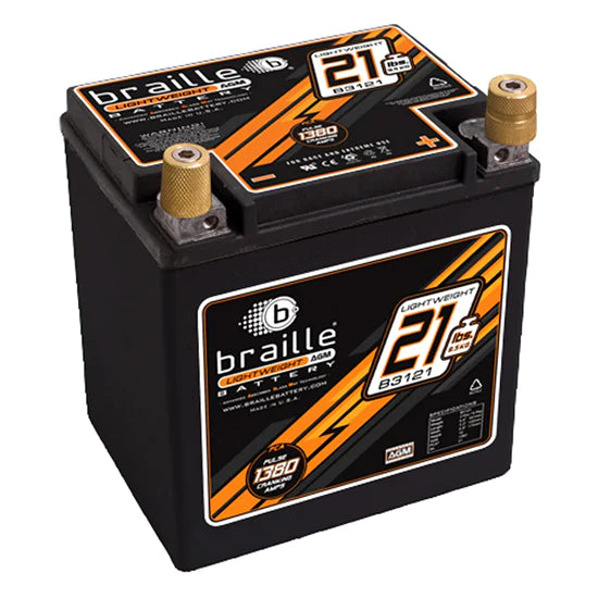 Braille Battery - Advanced AGM Technology 21 lb B3121