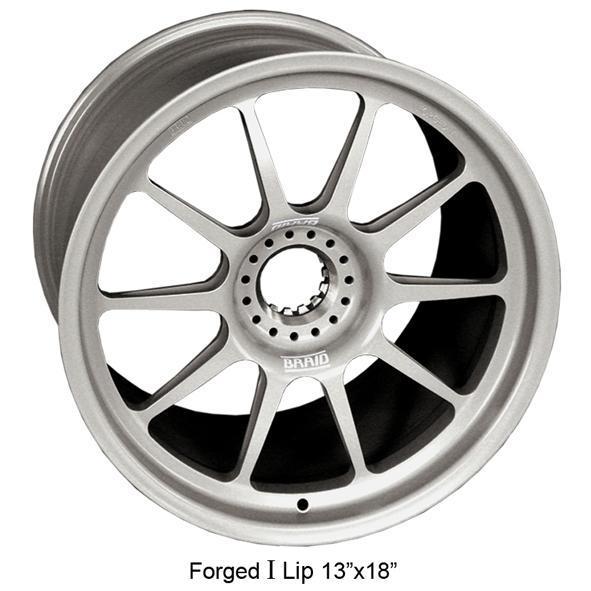 Braid Wheels - Forged I ForgedI-22x15 22 x 15; Offset: -100 to +100; Weight: TBD on Bleeding Tarmac 