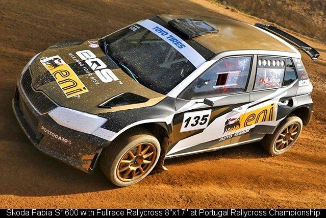 Braid Wheels - Fullrace A Rallycross FullraceARallycross-18x8-O 18 x 8; Offset: +10 to +70; Weight: 21.4 / Other Color on Bleeding Tarmac