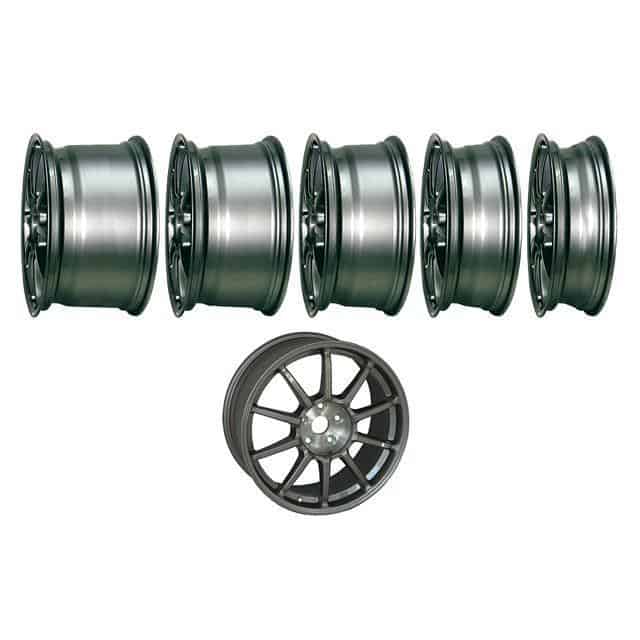 Braid Wheels - Fullrace FF FullraceFF-18x13-O 18 x 13; Offset: To Order; Weight: 27.5 / Other Color on Bleeding Tarmac 