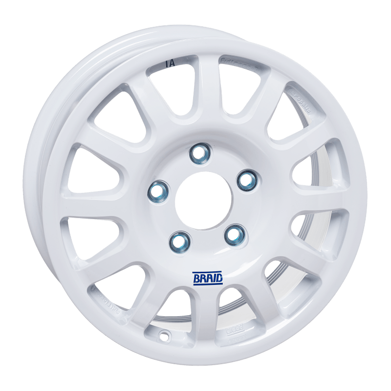 Braid Wheels - Fullrace Ta 15 x 6.0; Offset: +10 to +60; Weight: 17 / Rally White
