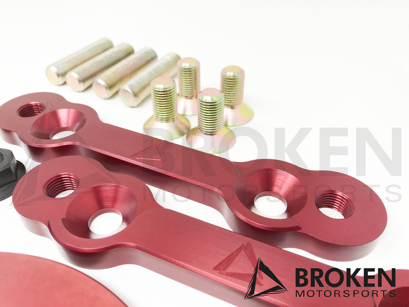 Broken Motorsports - Nissan 370Z/Z34 Front Gravel Brake Bracket kit on Bleeding Tarmac