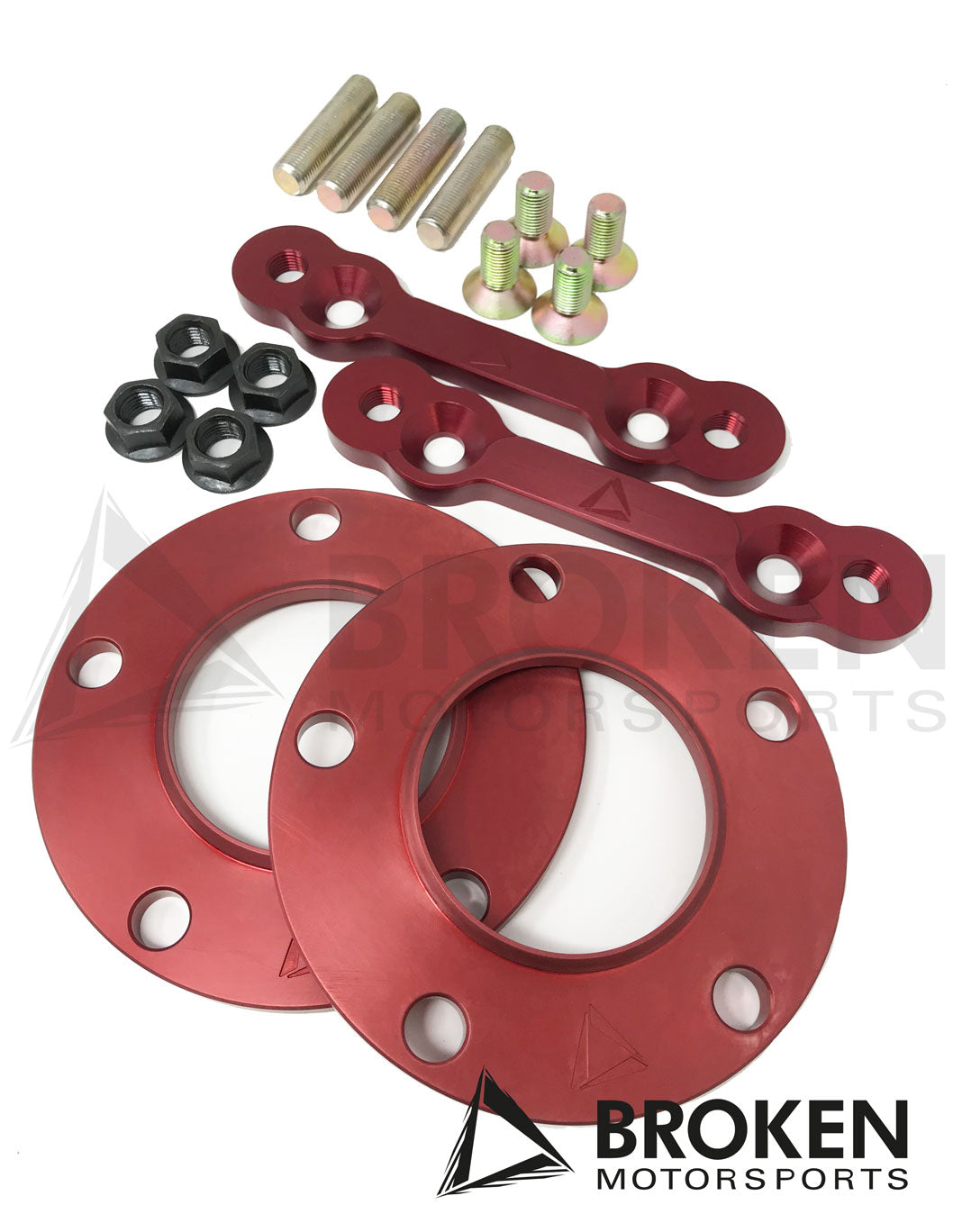 Broken Motorsports - Nissan 370Z/Z34 Front Gravel Brake Bracket kit on Bleeding Tarmac