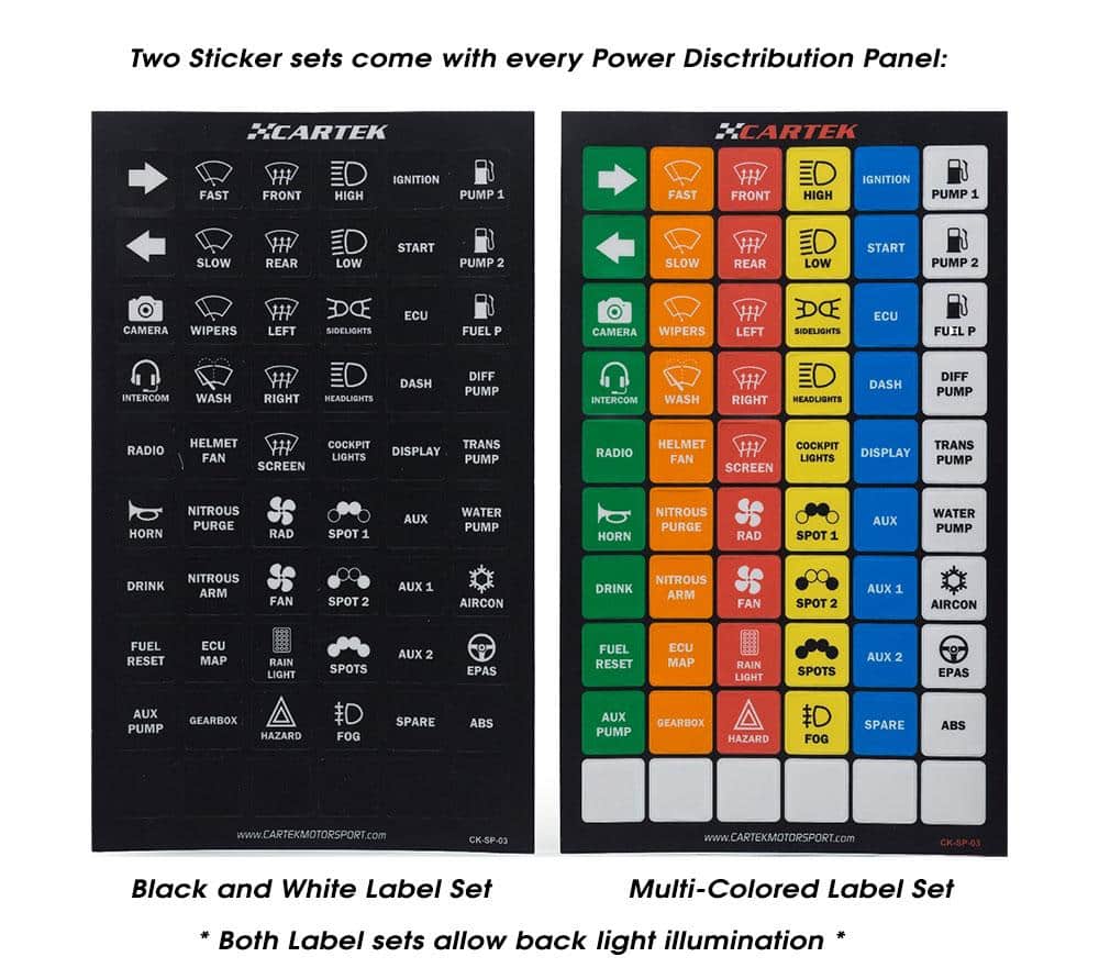 Cartek Motorsport Electronics - 16 Channel Power Distribution Panel CK-PDP-16 Default Title on Bleeding Tarmac