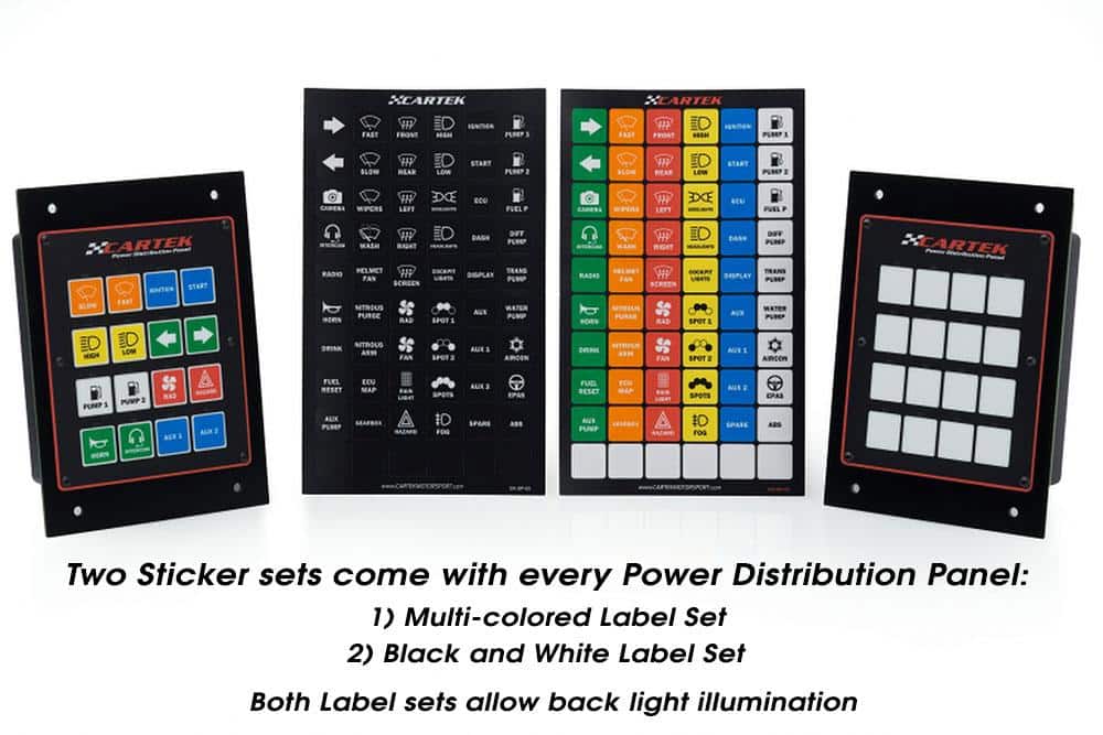 Cartek Motorsport Electronics - 16 Channel Power Distribution Panel CK-PDP-16 Default Title on Bleeding Tarmac