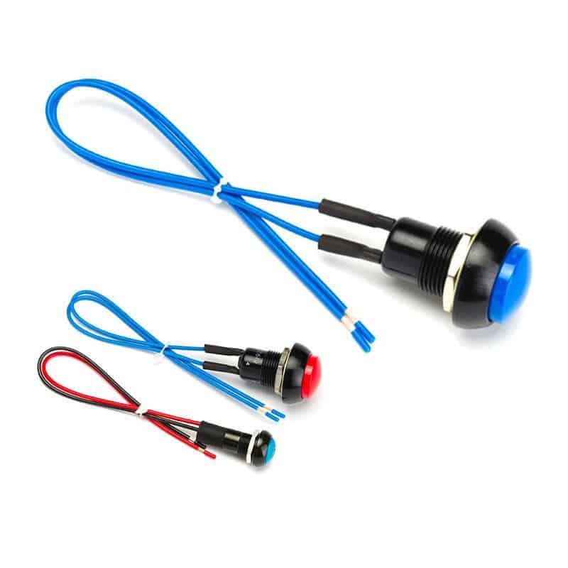 Cartek Motorsport Electronics - Replacement Kill Switch Button  Internal - On/Off/Reset - Blue on Bleeding Tarmac