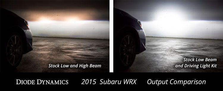 Diode Dynamics - 2015-2017 Subaru WRX/STi LED Driving Light Kit DD6011 Wide / Amber on Bleeding Tarmac 