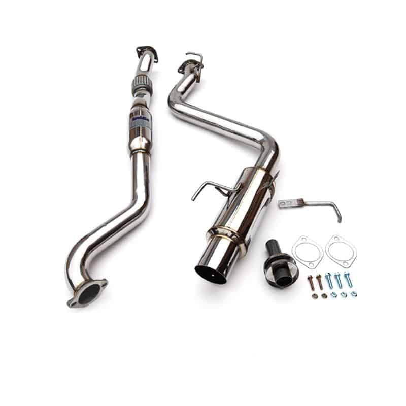 Invidia - Stainless Steel Tip Cat-Back Exhaust (Single Exit) - Subaru WRX 4-DR 08-14 invHS08SW4GTP Default Title on Bleeding Tarmac 