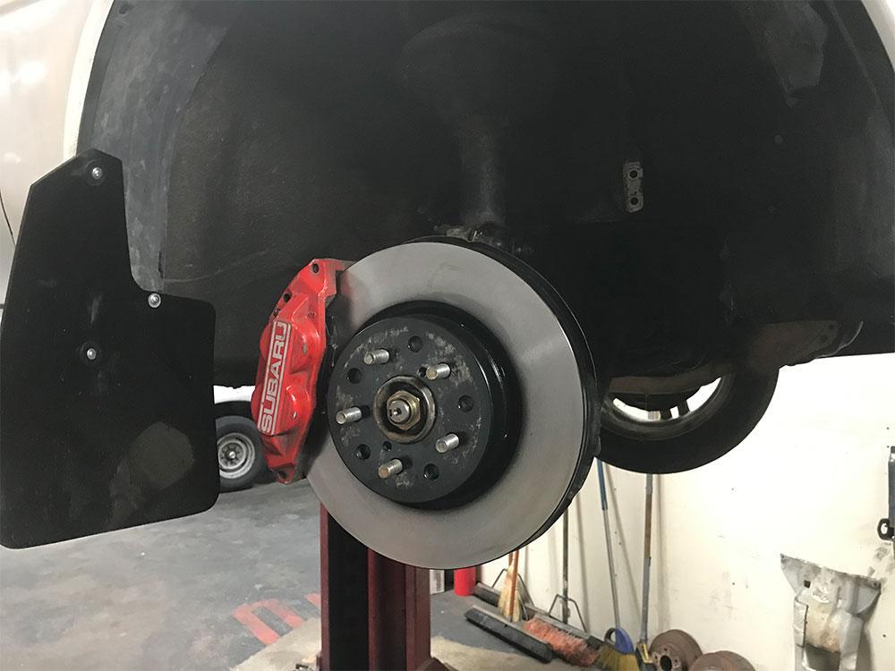 KNS Brakes - 4-Pot FRONT Gravel Rotor - 93-17 Subaru Impreza KNS4651-10 Default Title on Bleeding Tarmac