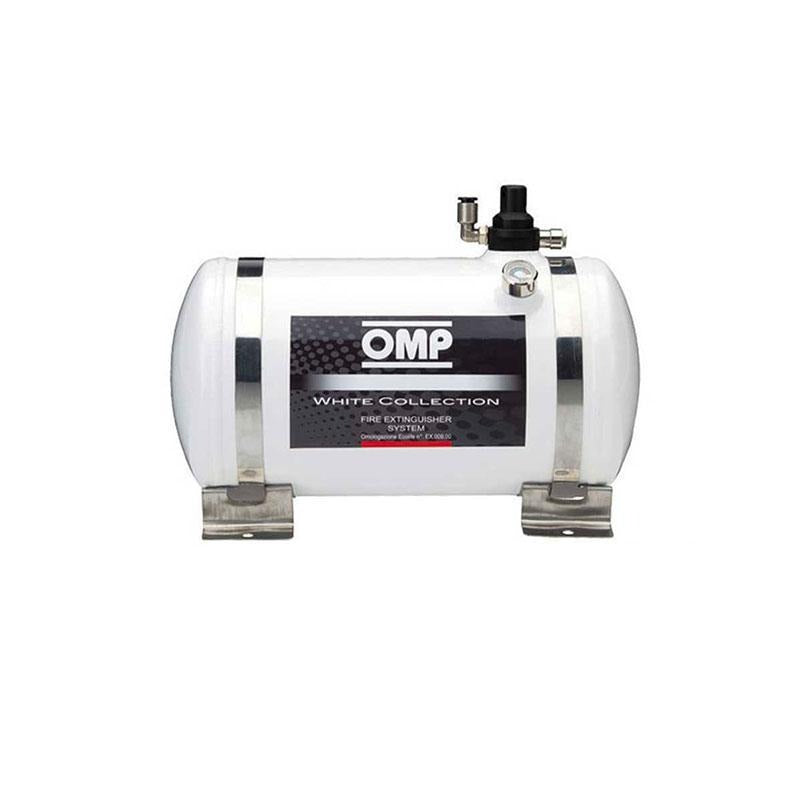 OMP - Fire Suppression - 4.25L Electronic Trigger Aluminum Bottle CESAL2 Fire System - White Collection CESAL2 Default Title on Bleeding Tarmac 