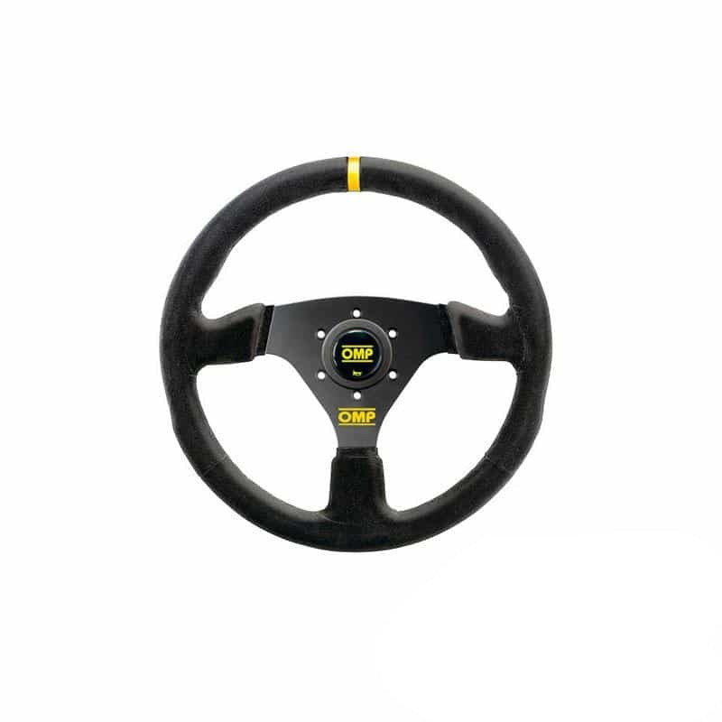 OMP - Flat Steering Wheel - Targa 330mm Suede OD2005NN Default Title on Bleeding Tarmac 