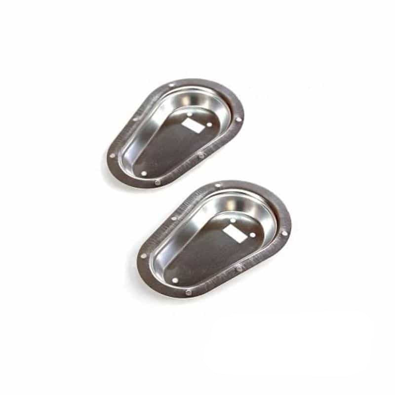 Racetech - Recessed Hood Pin Buckets BPRPP-Black Black on Bleeding Tarmac