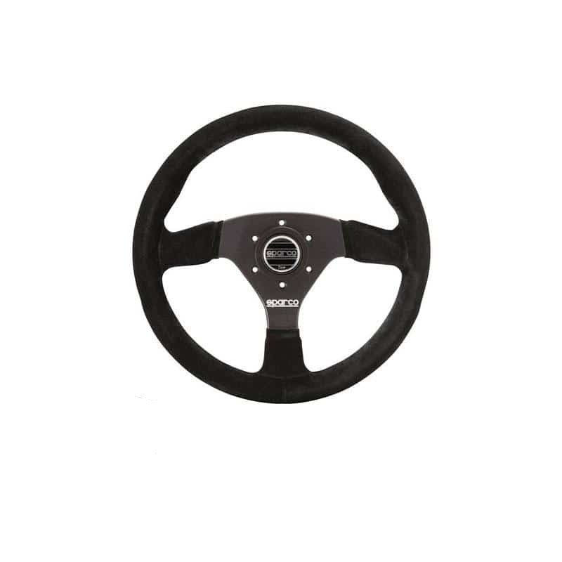 Sparco - Steering Wheel - 330mm - Black Suede 015R383PSN Default Title on Bleeding Tarmac 