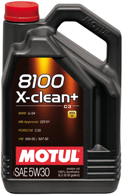 Motul - 8100 X-CLEAN+ 5W-30 Synthetic Engine Oil