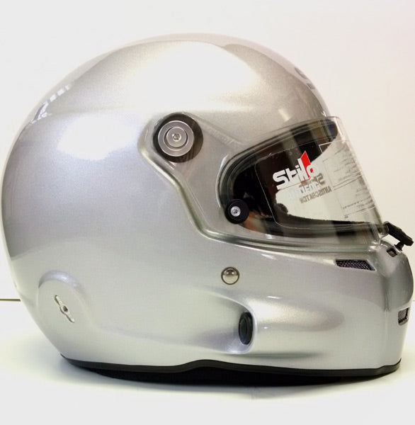 Stilo - ST5 GT Composite Helmet - Silver & Matte Black on Bleeding Tarmac