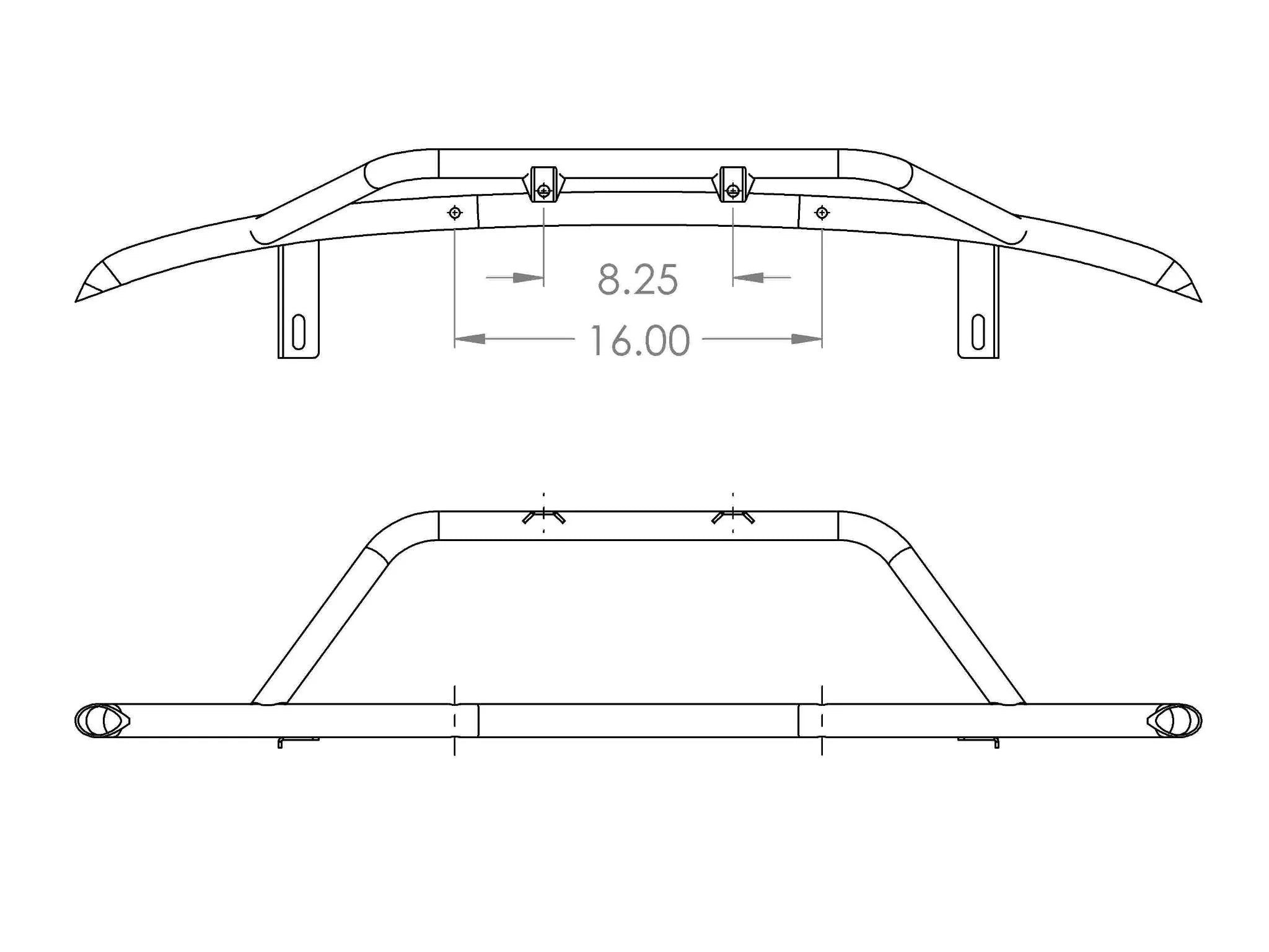 Rally Innovations - Rally Light Bar - Subaru Crosstrek XV 2021-2023