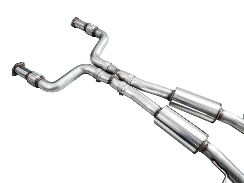AWE Tuning - Touring Edition Exhaust for Nissan Z - Chrome Silver Tips