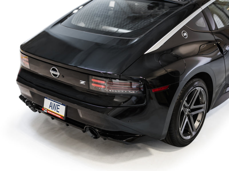AWE Tuning - Track Edition Exhaust for Nissan Z - Diamond Black Tips