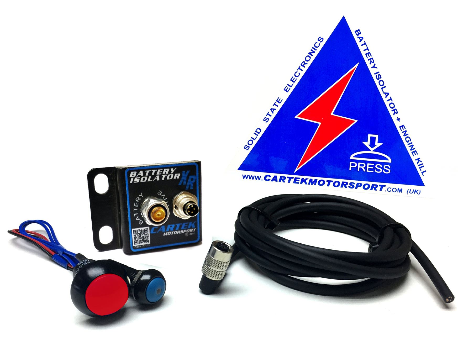 Cartek Motorsport Electronics - Battery Isolator XR & Electronic Kill Switch