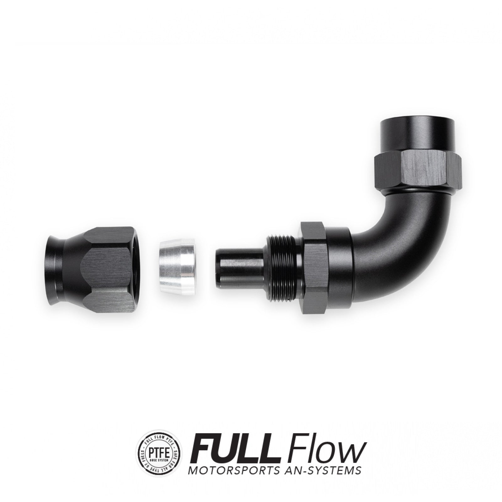 Nuke Performance Full Flow PTFE Hose End Fitting Straight AN-12