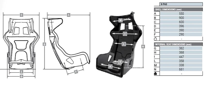 Sabelt - X-Pad FIA Racing Seat