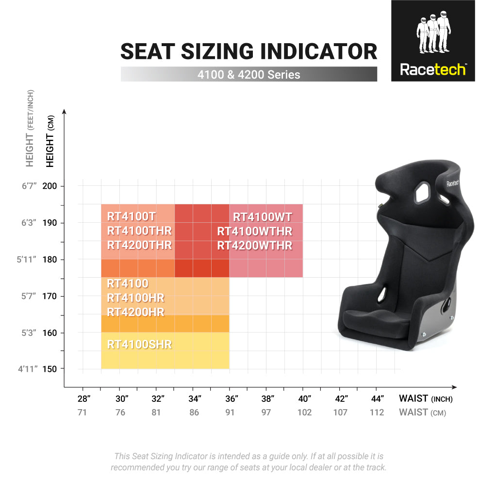 Racetech - RT4100HR Racing Seat
