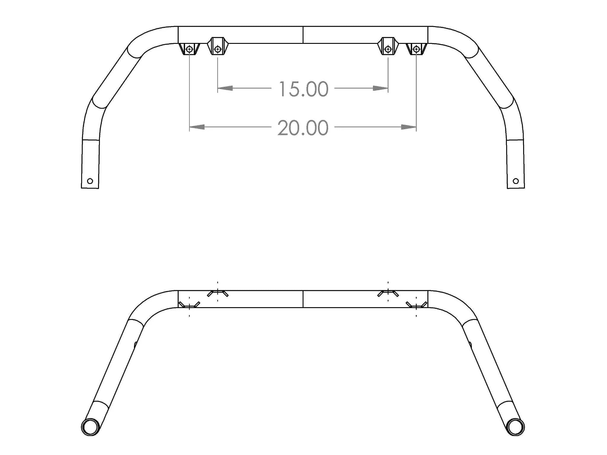 Rally Innovations - Rally Light Bar - Subaru Outback 2023+