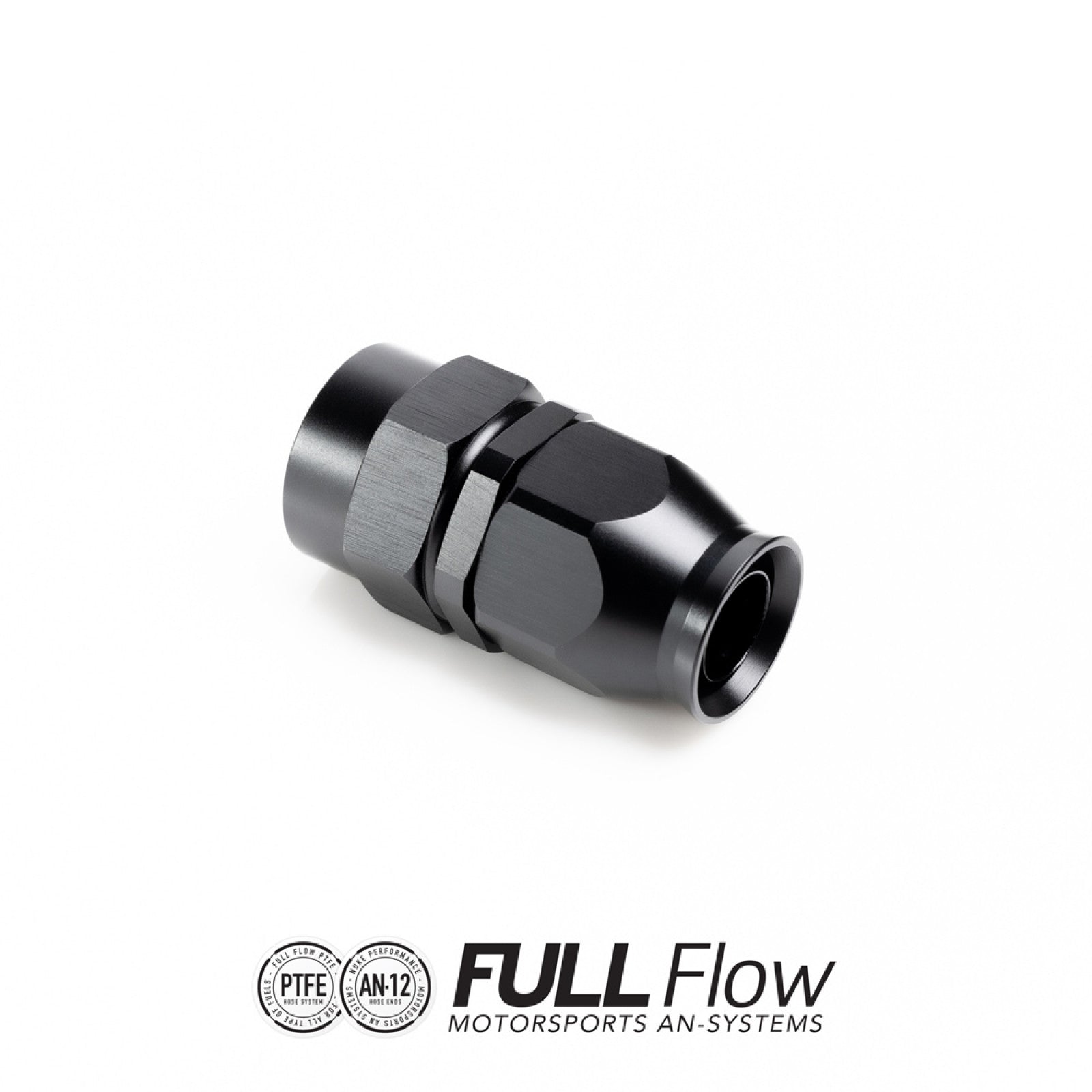 Nuke Performance Full Flow PTFE Hose End Fitting Straight AN-12