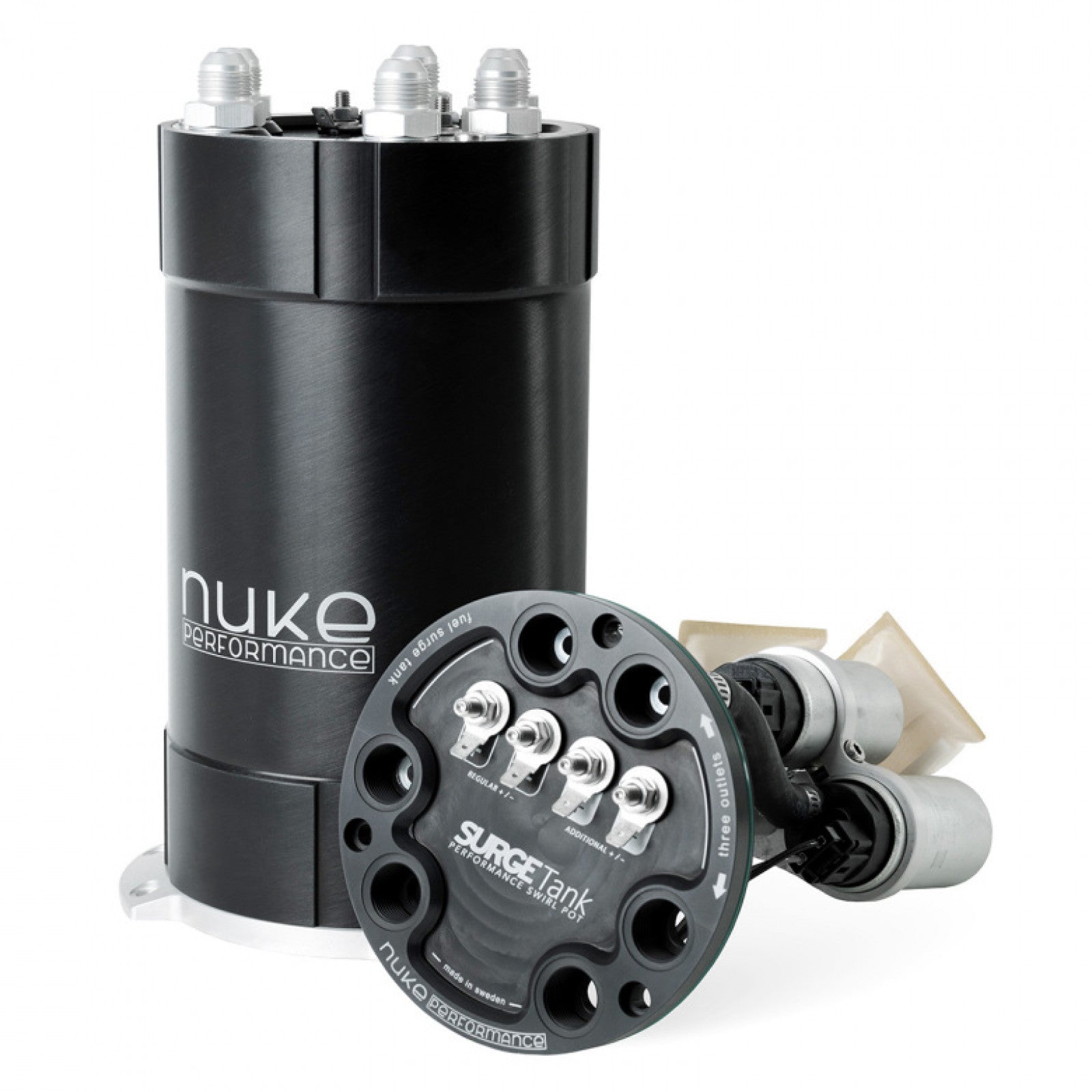 Nuke Performance - 2G Fuel Surge Tank 3.0 Liter Up To 3 Internal Fuel Pumps
