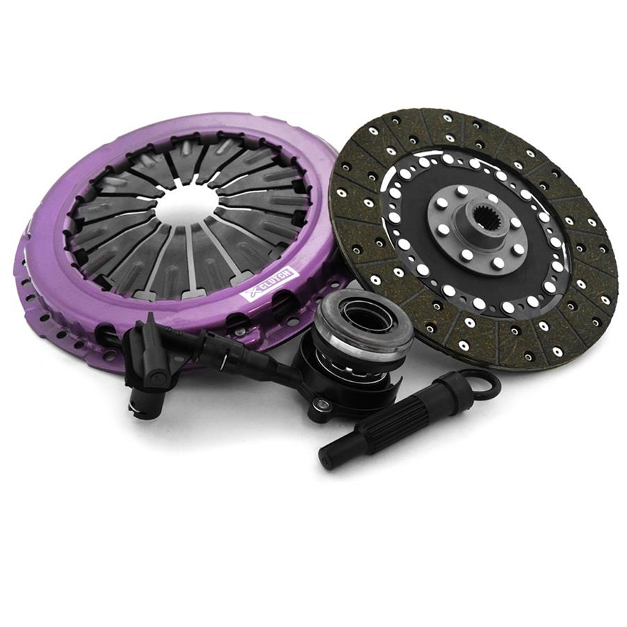 XKFD22423-1G Clutch Kit Inc Hydraulic Release Bearing- Stage 1 Solid Organic Clutch Disc - 2014-2019 Ford Fiesta ST on Bleeding Tarmac