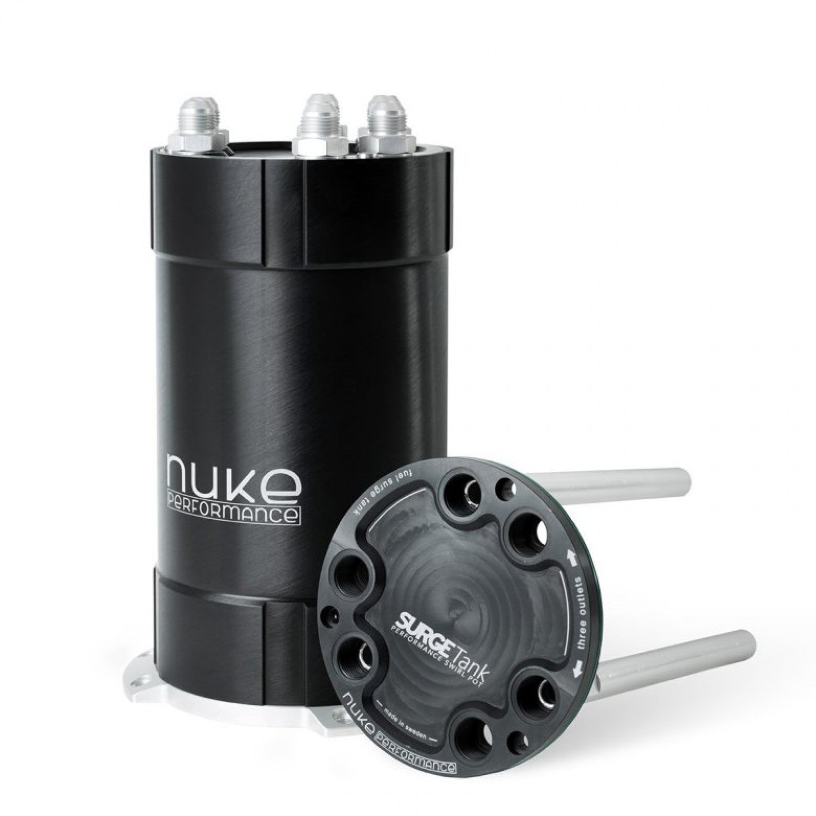 Nuke Performance - 2G Fuel Surge Tank 3.0 Liter Up To 3 External Fuel Pumps