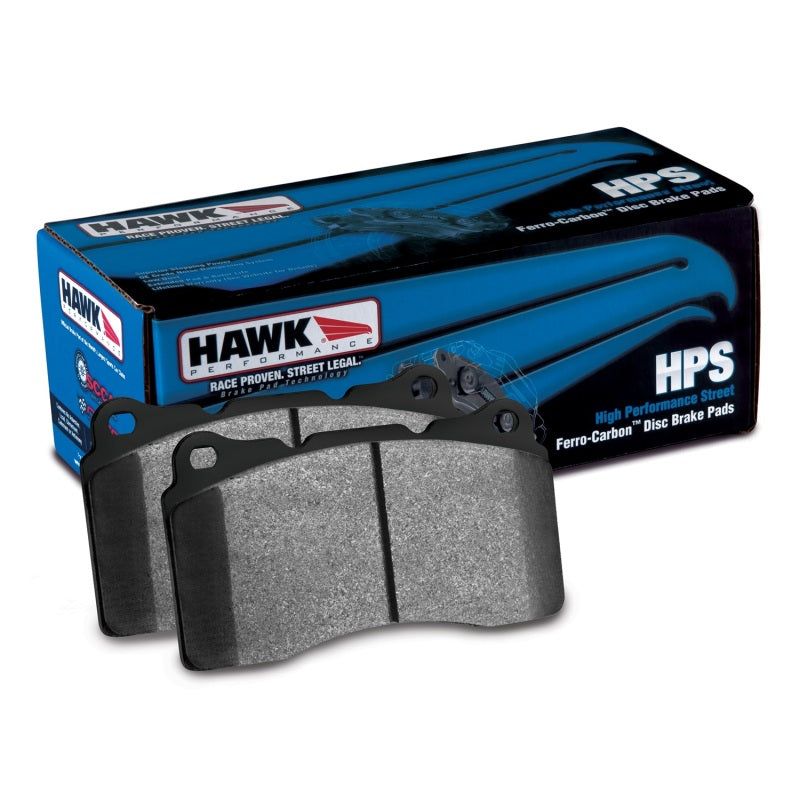 Hawk HB180F.640 - HPS Street Rear Brake Pads - 04-15 Subaru STi / 06-08 Nissan 350Z on Bleeding Tarmac