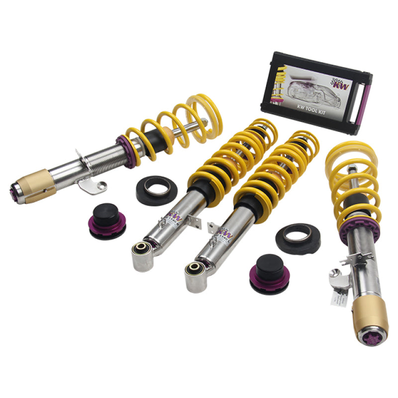 KW Suspensions 352200AN Variant 3 Coilover Kit - 2015-2018 BMW M3 (F80) without Adaptive M Suspension on Bleeding Tarmac