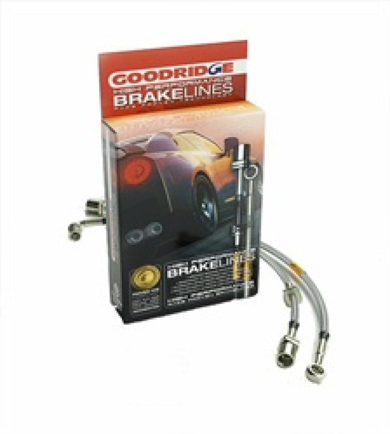 Goodridge 26052 Stainless Steel Brake Lines - 03-06 Mitsubishi Lancer Evo  on Bleeding Tarmac