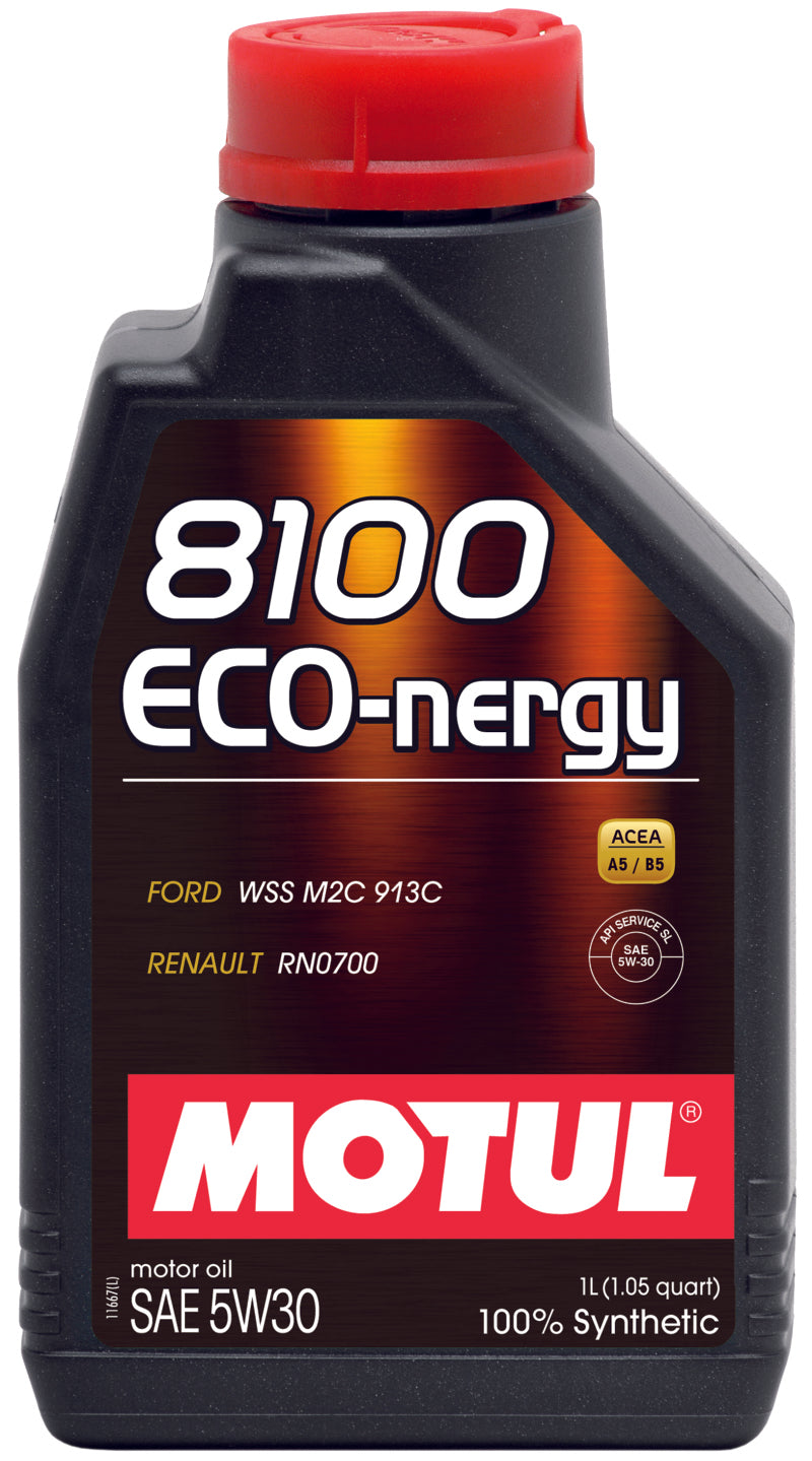 Motul 102782  1L Synthetic Engine Oil 8100 5W30 ECO-NERGY on Bleeding Tarmac