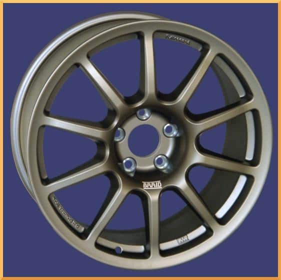 Braid Wheels - Fullrace A FullraceA-18x10-O 18 x 10; Offset: To Order; Weight: 23.7 / Other Color on Bleeding Tarmac 