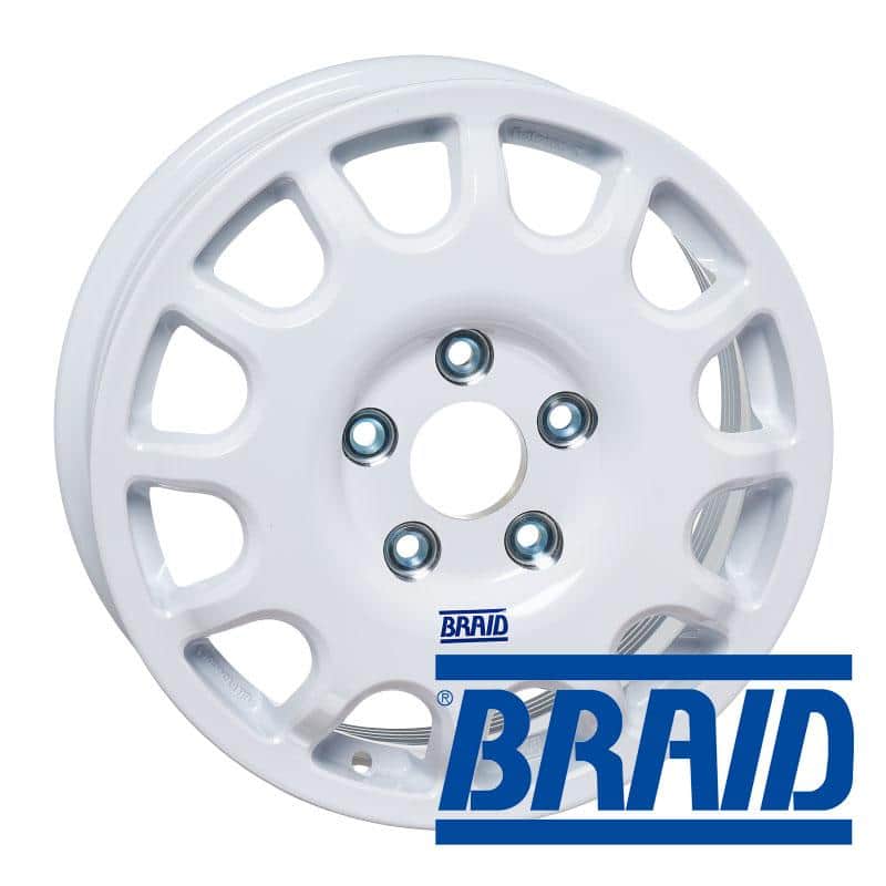 Braid Wheels - Fullrace N FullraceN-15x5-O 15 x 5; Offset: +10 to +59; Weight: 15 / Other Color on Bleeding Tarmac 