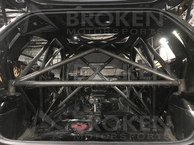 Broken Motorsports - Ford Fiesta Roll Cage Kit BMS-FIESTA-HALF Half Cage Kit on Bleeding Tarmac 