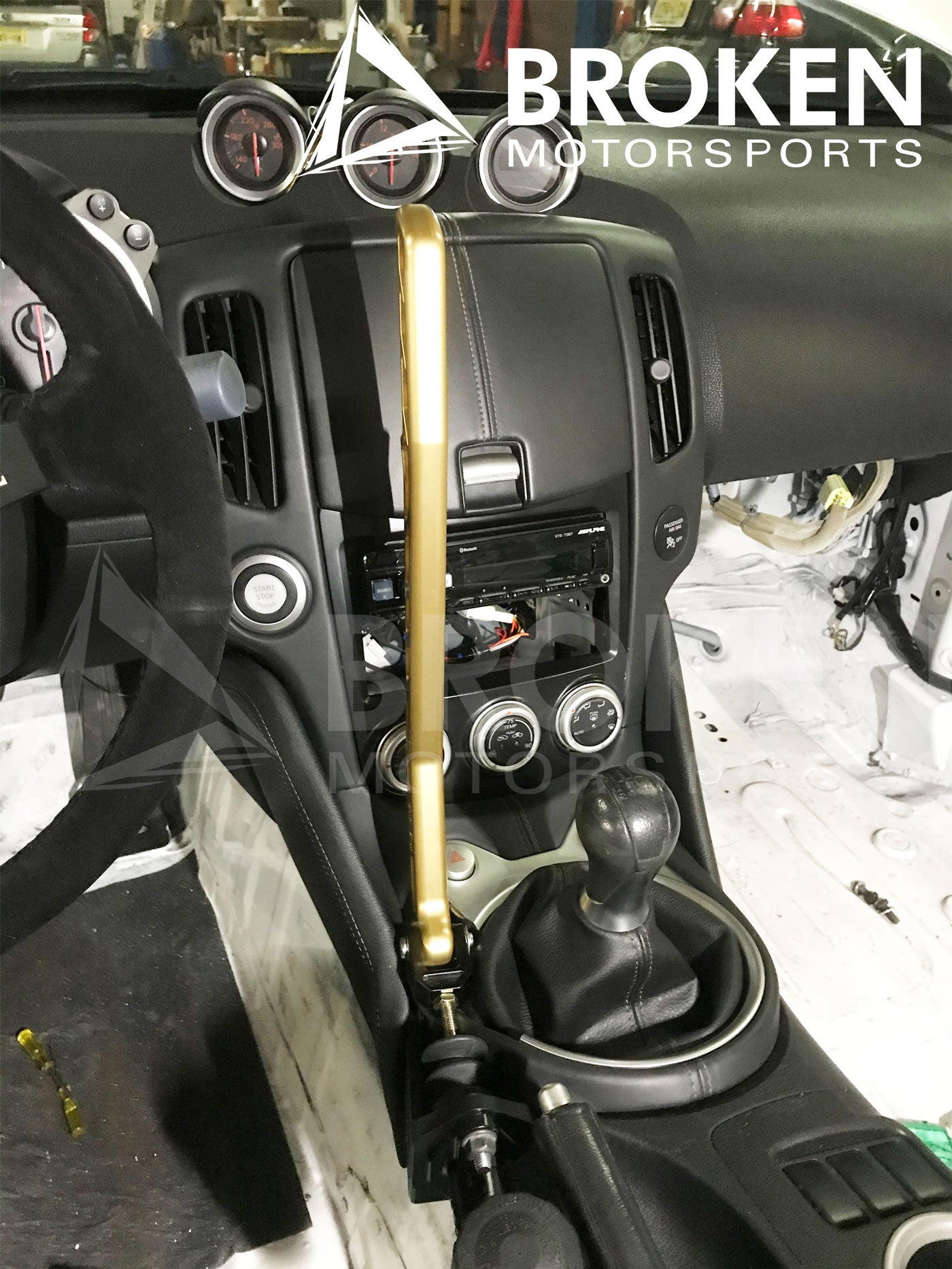 Broken Motorsports - Nissan 370Z - Hydraulic Handbrake Mount