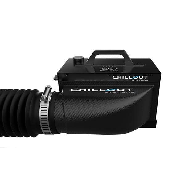 Chillout Systems - 4 inch Air Plenum 90º Slimline 100% Carbon Fiber