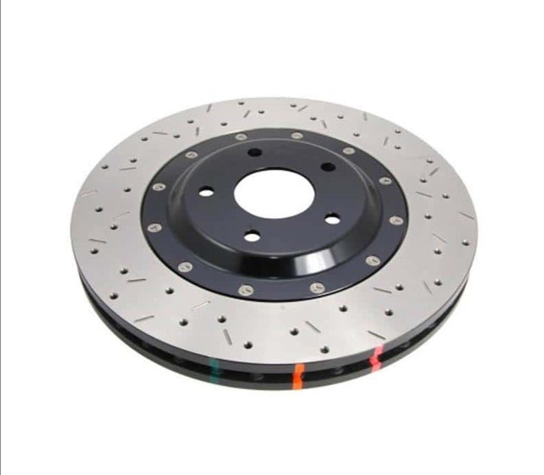 DBA USA - Nissan 370Z - 5000 XS Series Slotted & Drilled Rotor dba52314BLKXS 2009-2016 Nissan 370Z Touring on Bleeding Tarmac 