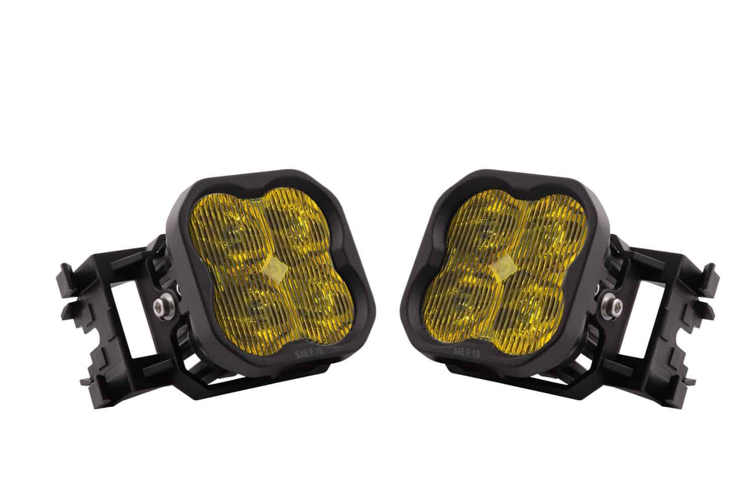 Diode Dynamics - SS3 LED Fog Light Kit for 2011-2014 Subaru WRX/STi DD6550 Yellow SAE/DOT Fog / Pro on Bleeding Tarmac 