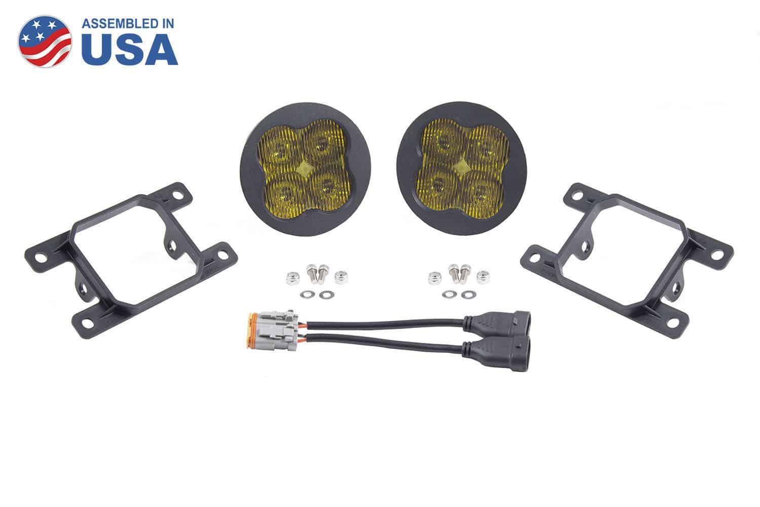 Diode Dynamics - SS3 LED Fog Light Kit for 2015-2020 Subaru WRX DD6183 Yellow SAE/DOT Fog / Pro on Bleeding Tarmac 