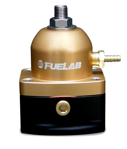 FUELAB - 53502 - 535 Series Bypass Fuel Mini Pressure Regulator - Standard Seat, Custom Pressure Range 53502-2-T / SPECIAL ORDER Red / TBI 10-25 PSI on Bleeding Tarmac 